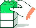 Illustration representing brand building with your webshop