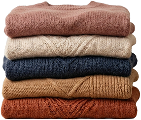Folded clothes