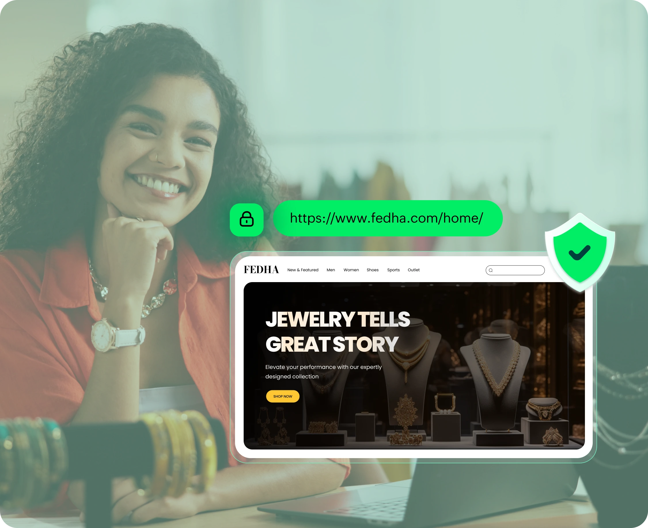 Shipping integrations and secure payment gateway