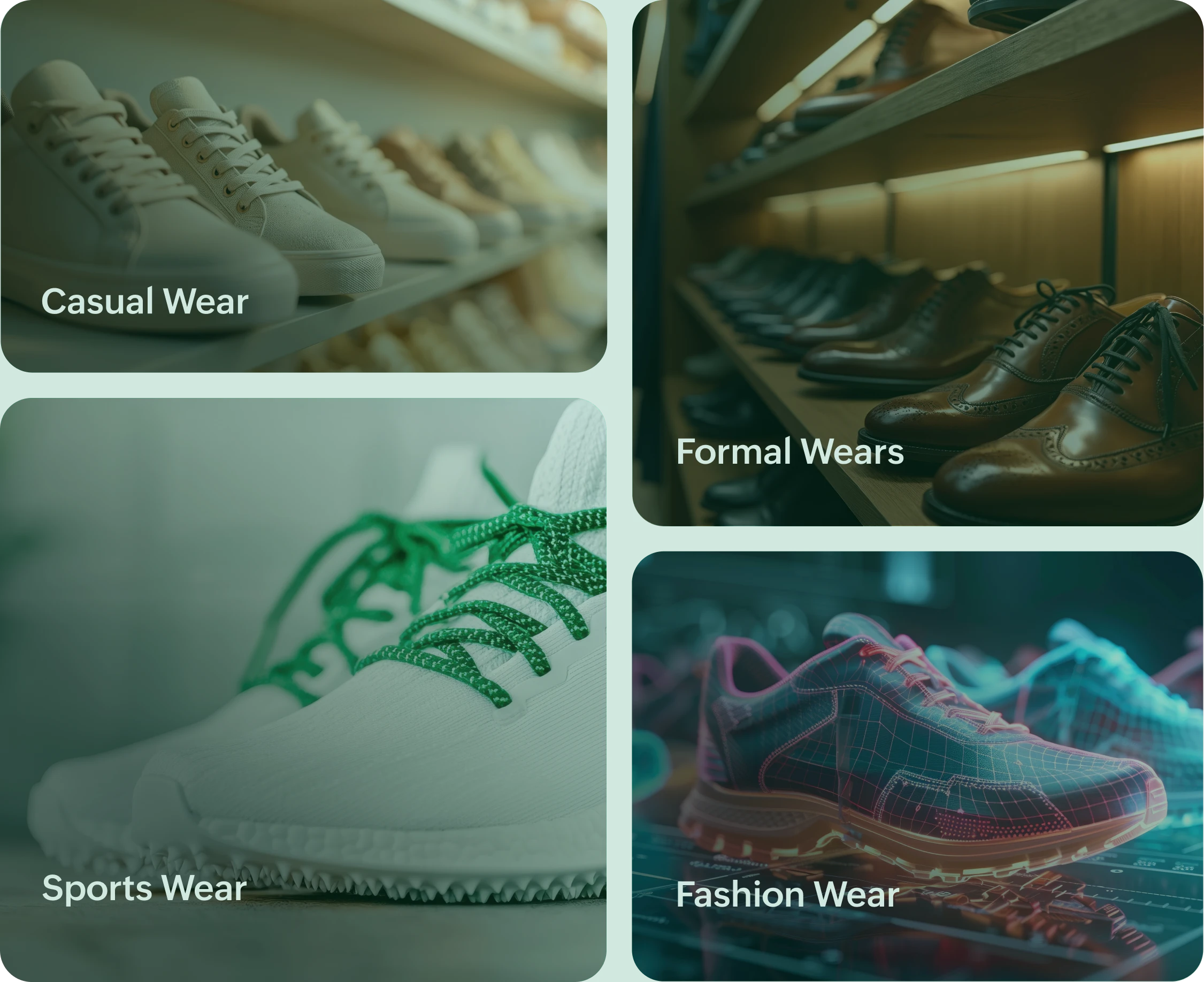 Product gallery and lookbook display
