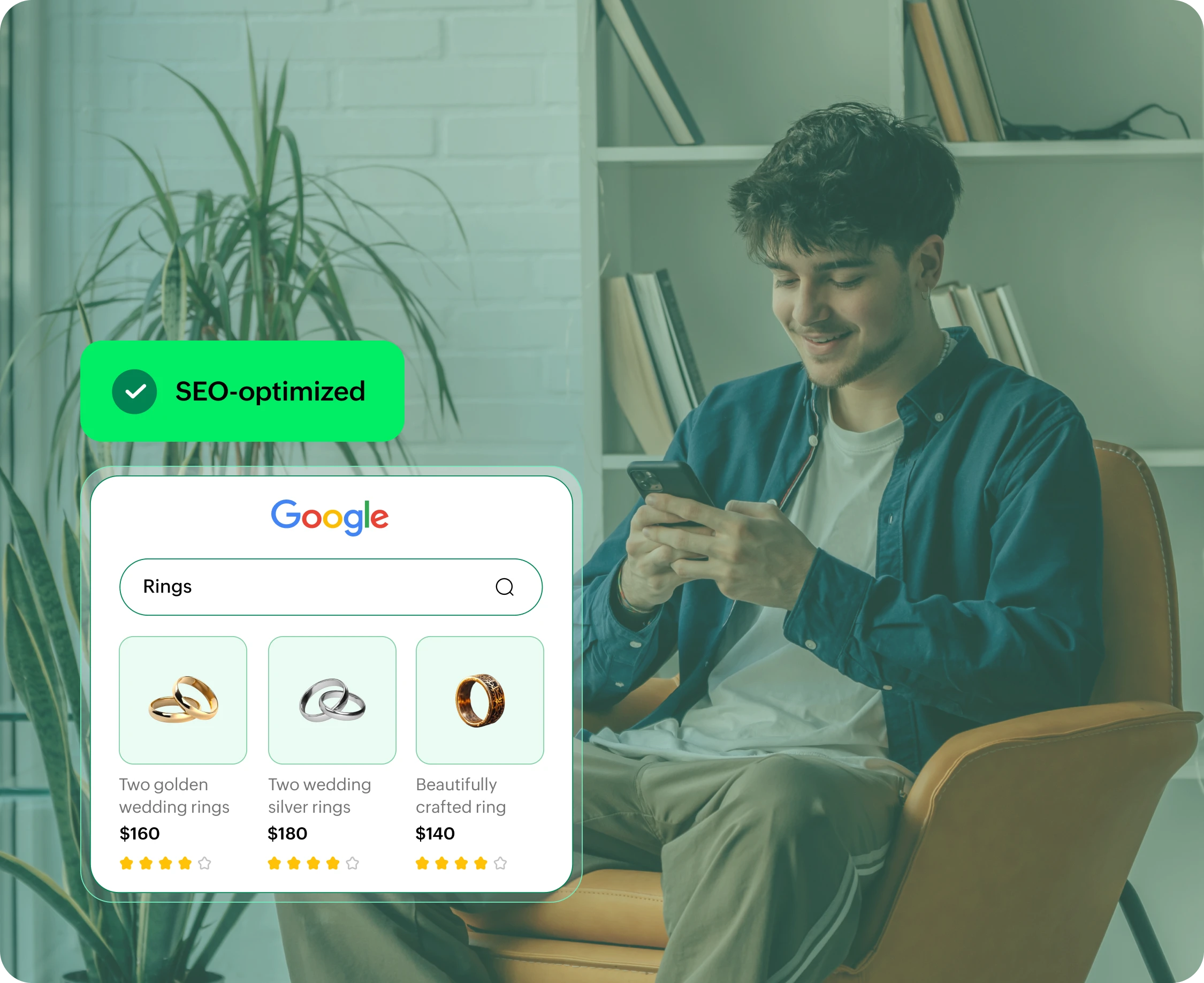 Marketing tools — SEO, email, and social integrations