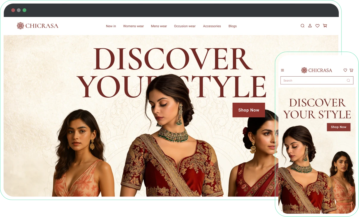 Mobile responsive storefront preview