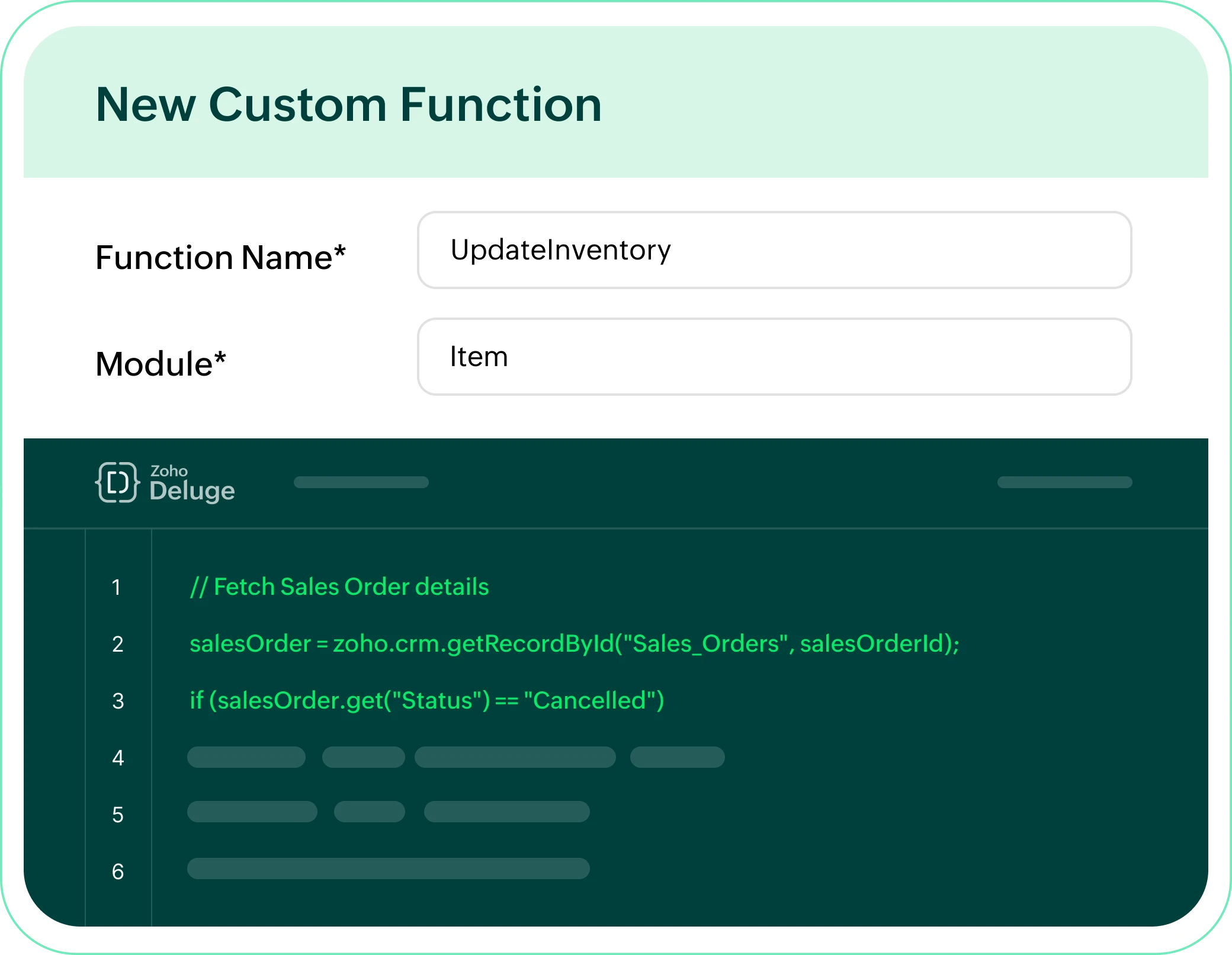 Custom automation workflows in Zoho Commerce