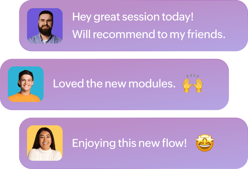 Members recommending the community to friends