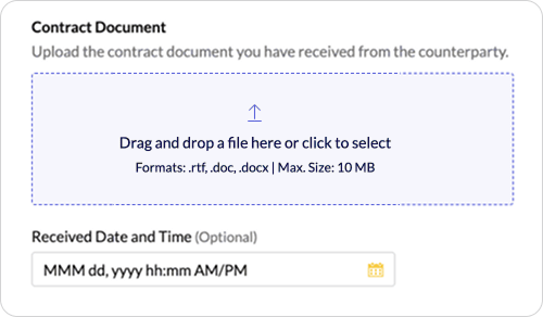 Counterparty contracts