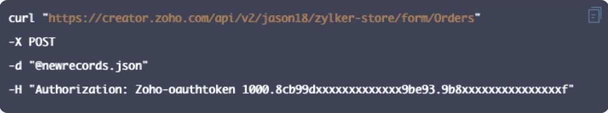 API