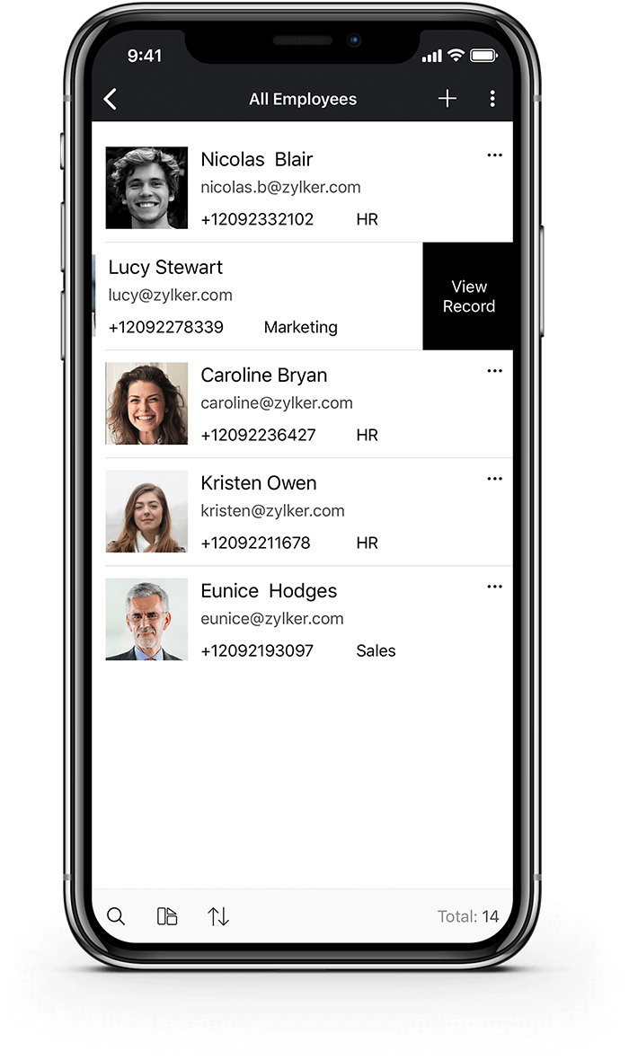 ジェスチャーの制御