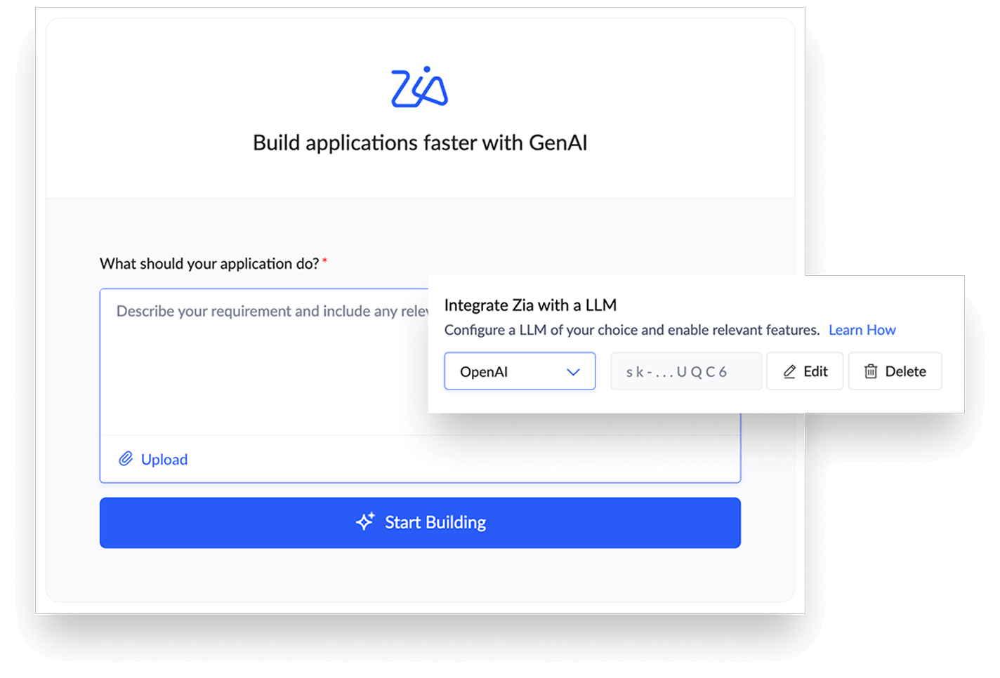 Build low-code apps with AI