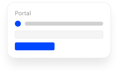 External portal app preview