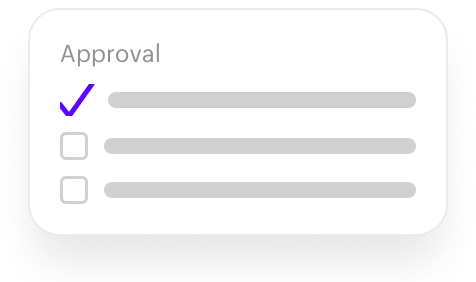 Approval workflow app preview