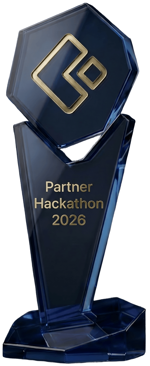 Partner Hackathon 2026 trophy