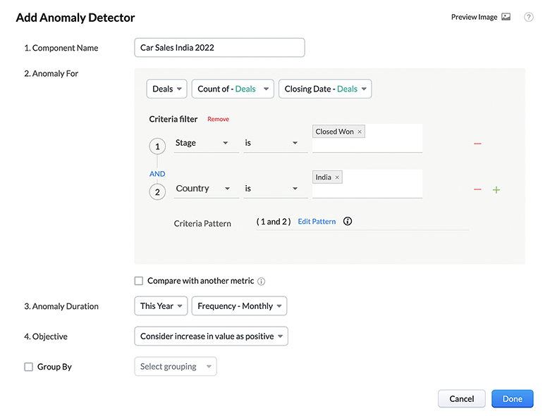 lead generation through zoho sites