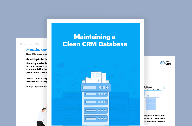 Maintaining a Clean CRM Database