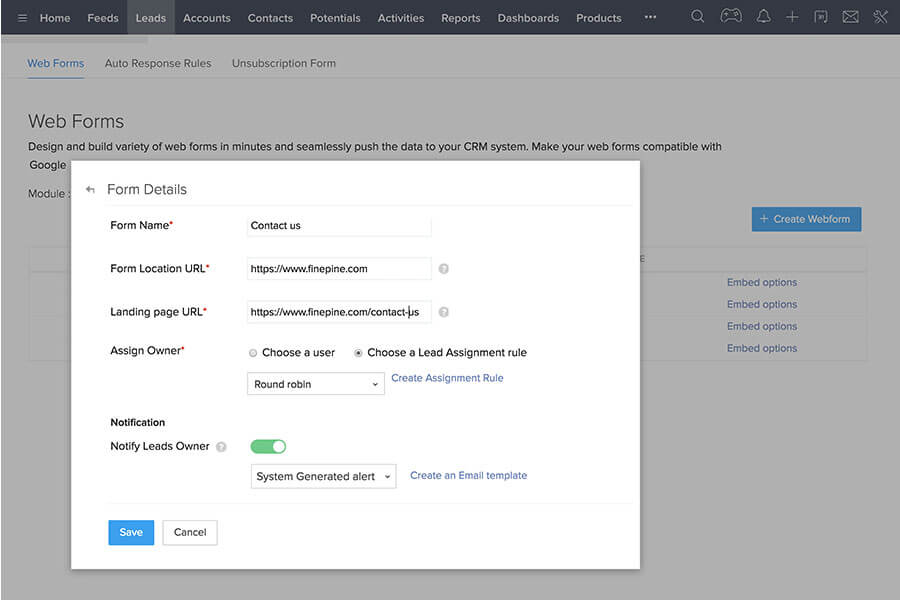 webform