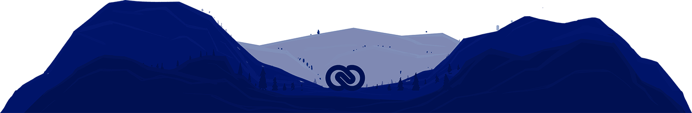 Bottom hills illustration