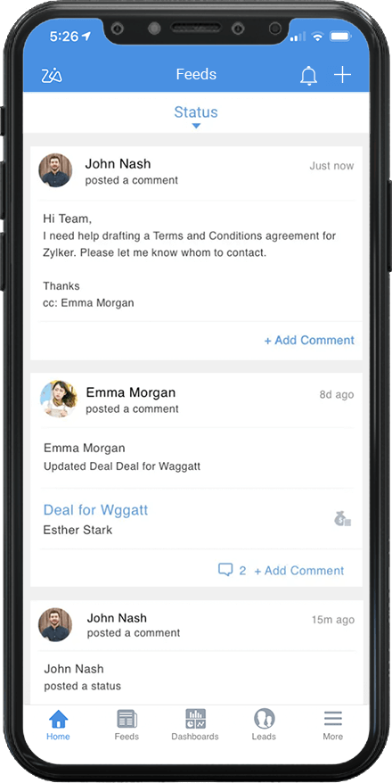 Collaborate with your team to share insights