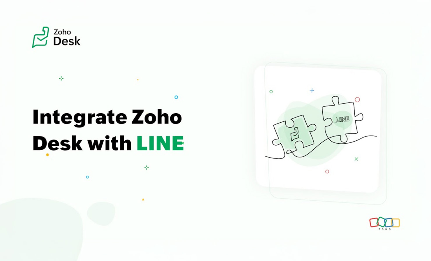 Integrate LINE with Zoho Desk