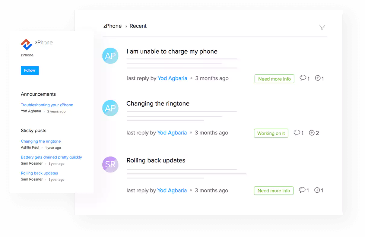 Agent productivity - best customer support software
