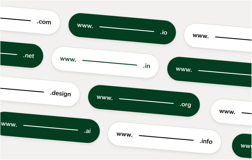 Domain extensions illustration