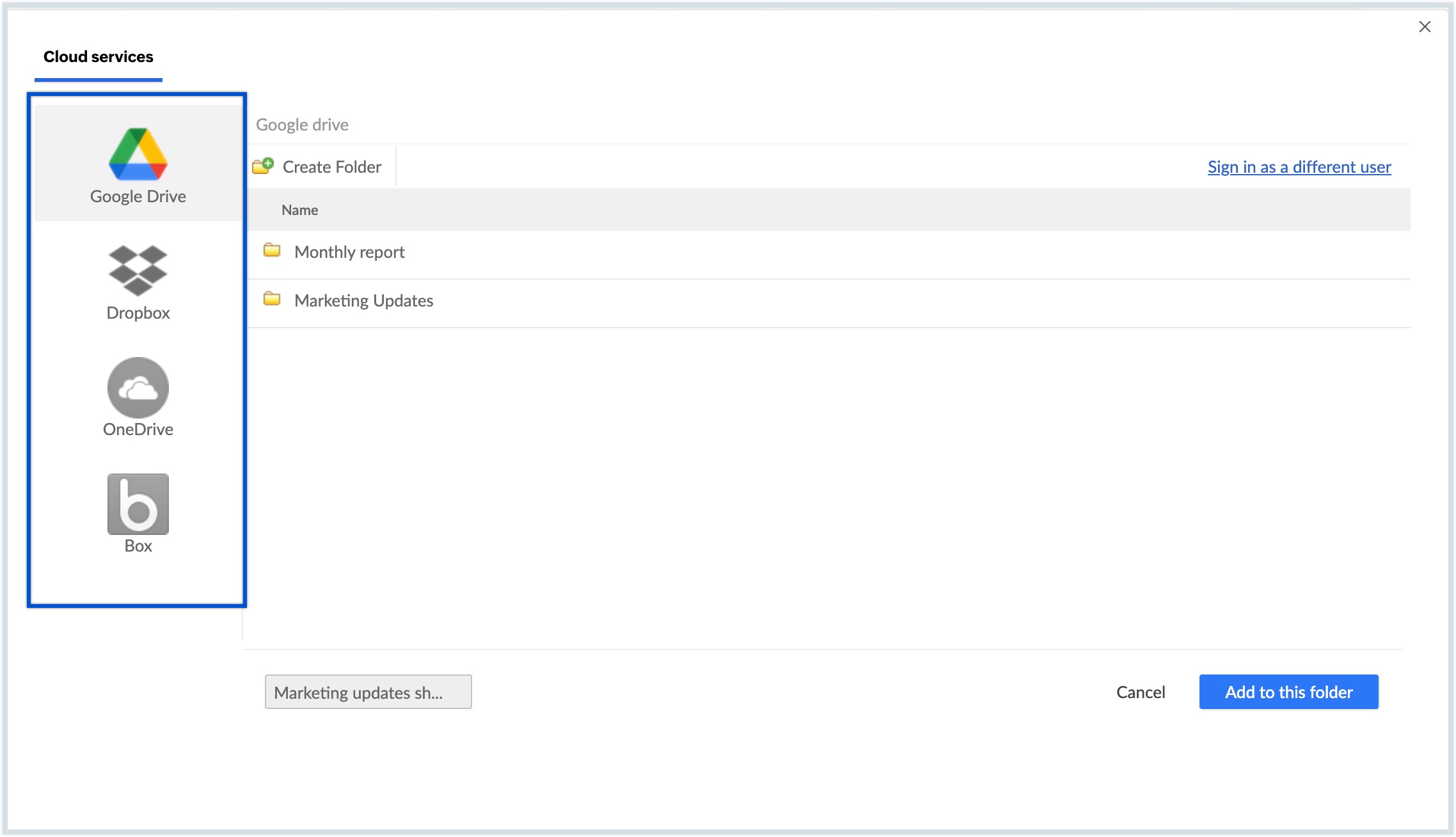cargar a Google Drive