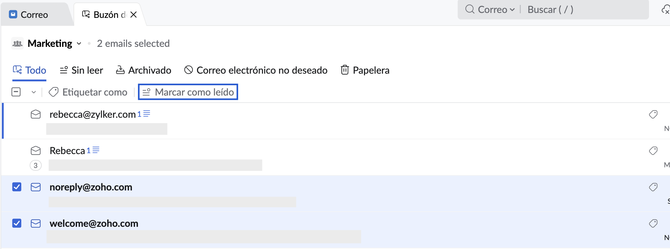 Marcar como leído