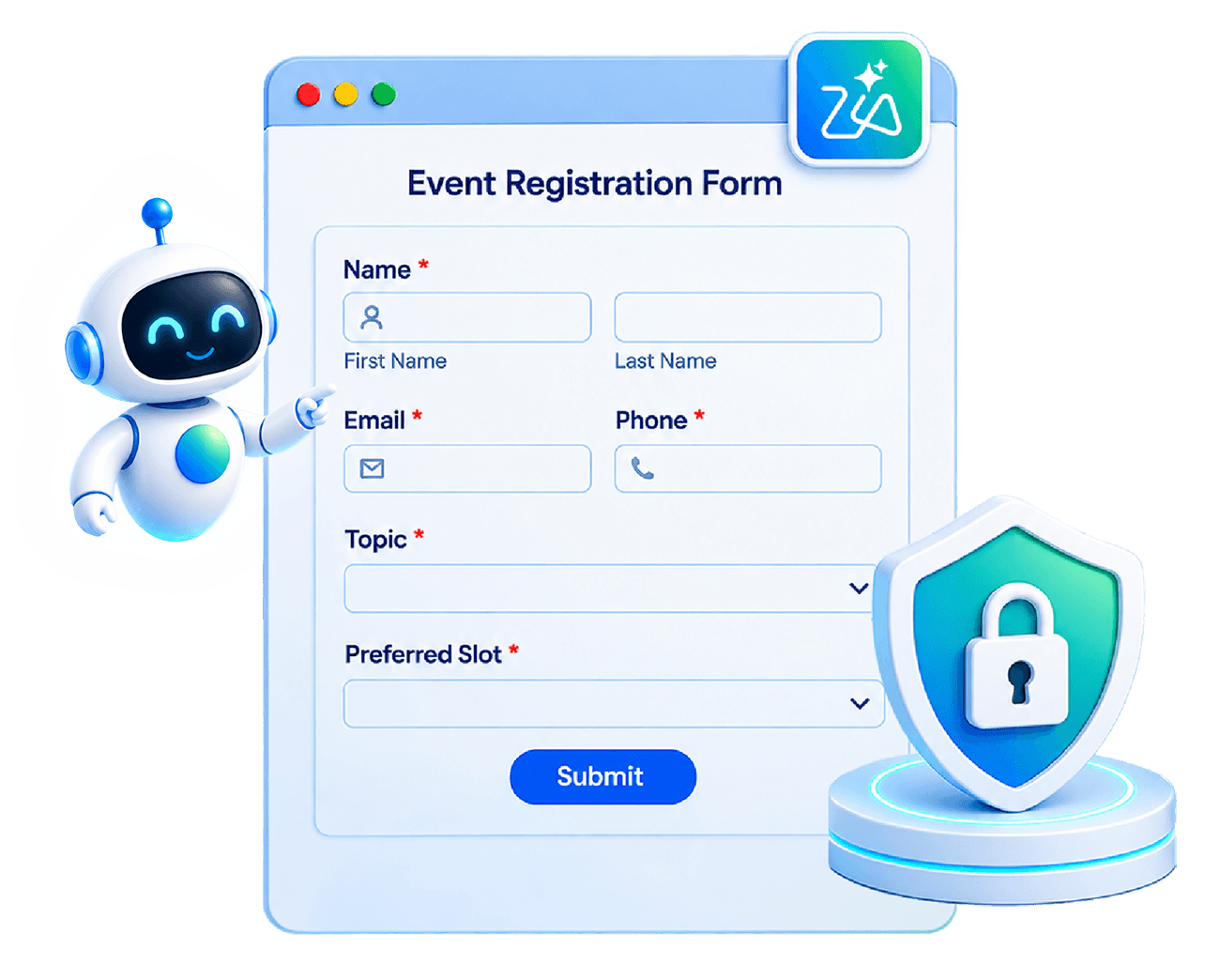 Private and Secure AI Form Generation with Zia - Zoho Forms