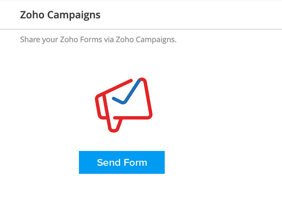 Integrate Zoho Forms and Campaigns