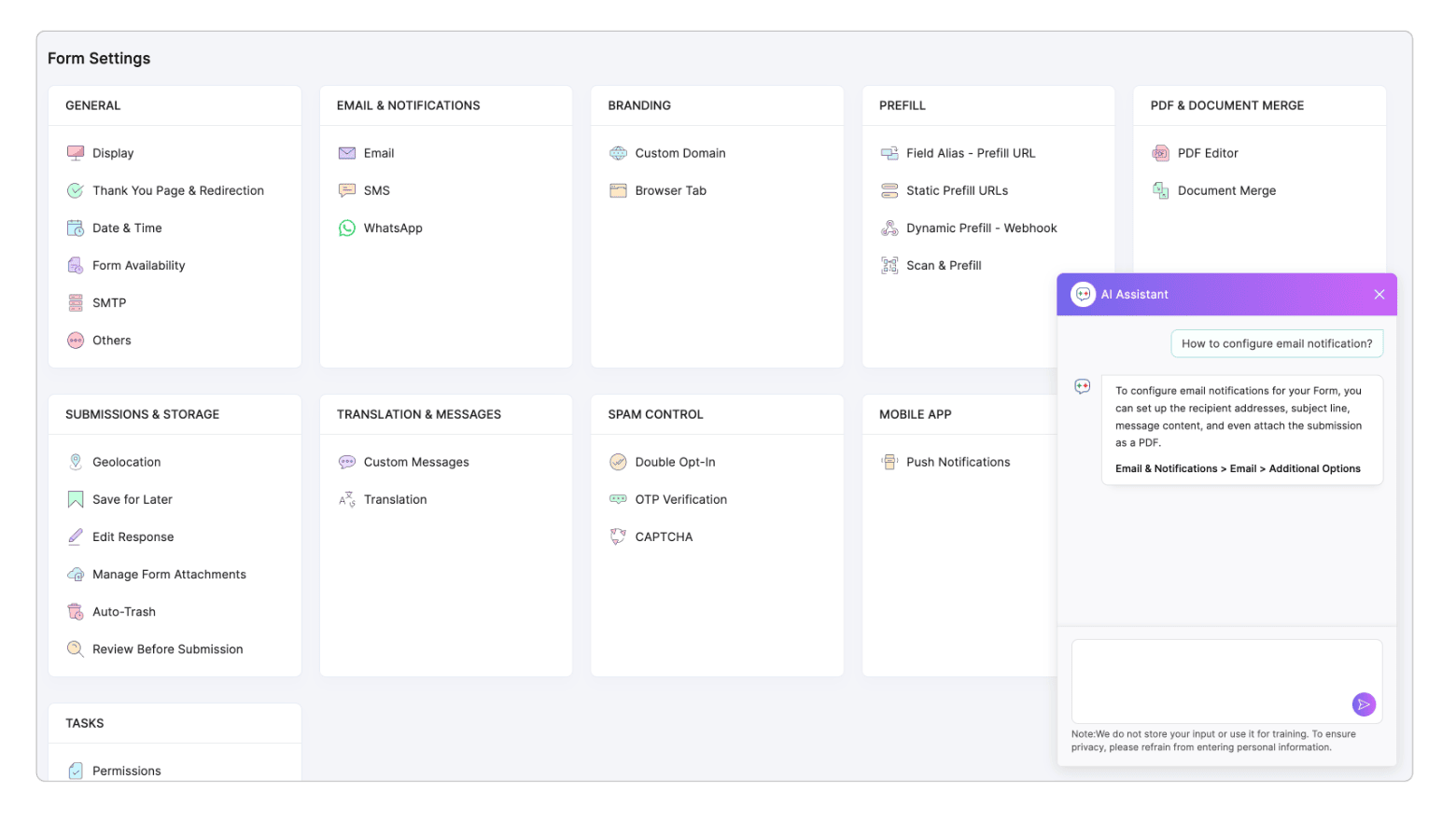 AI assistant