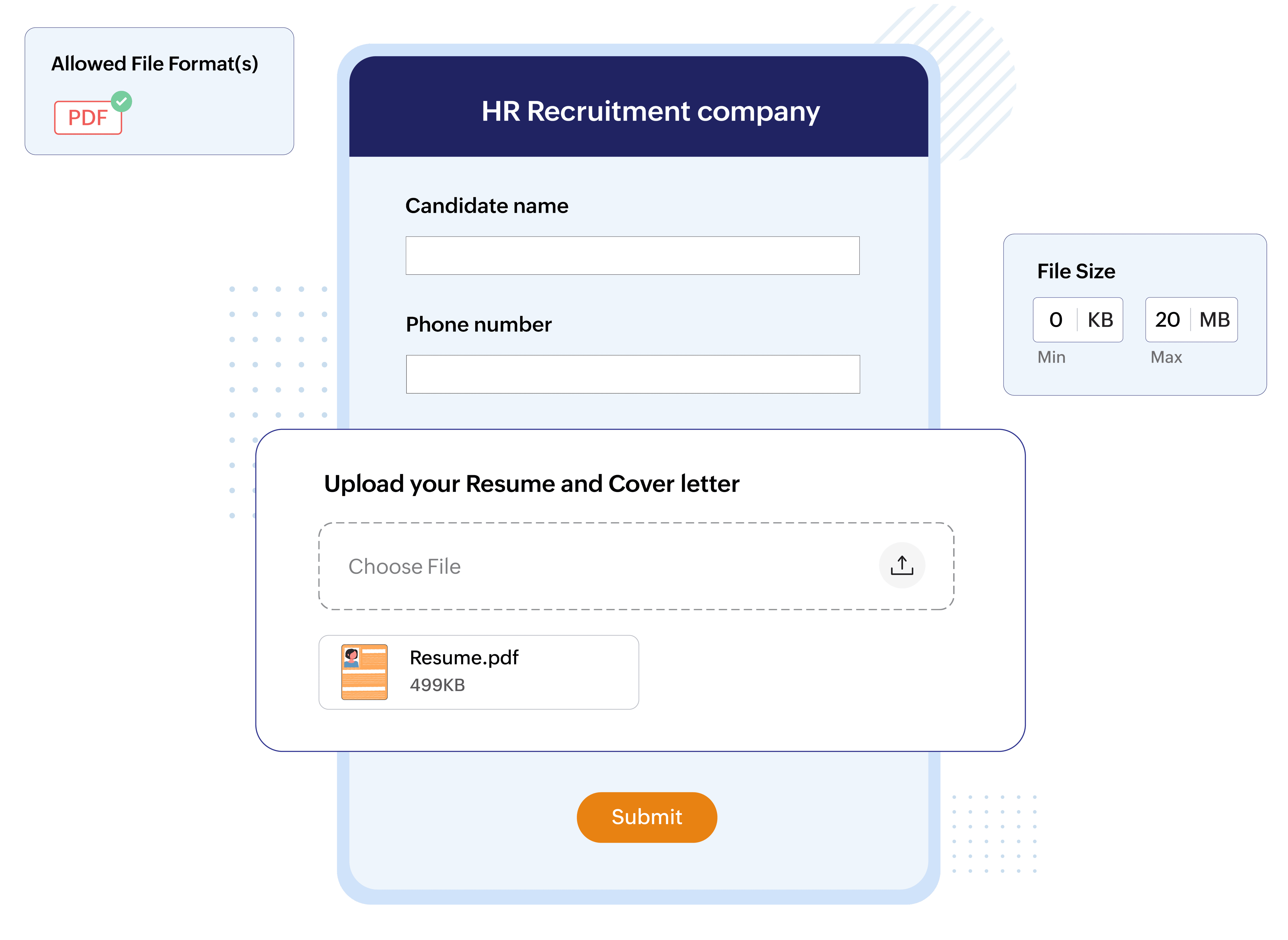 form builder with file upload