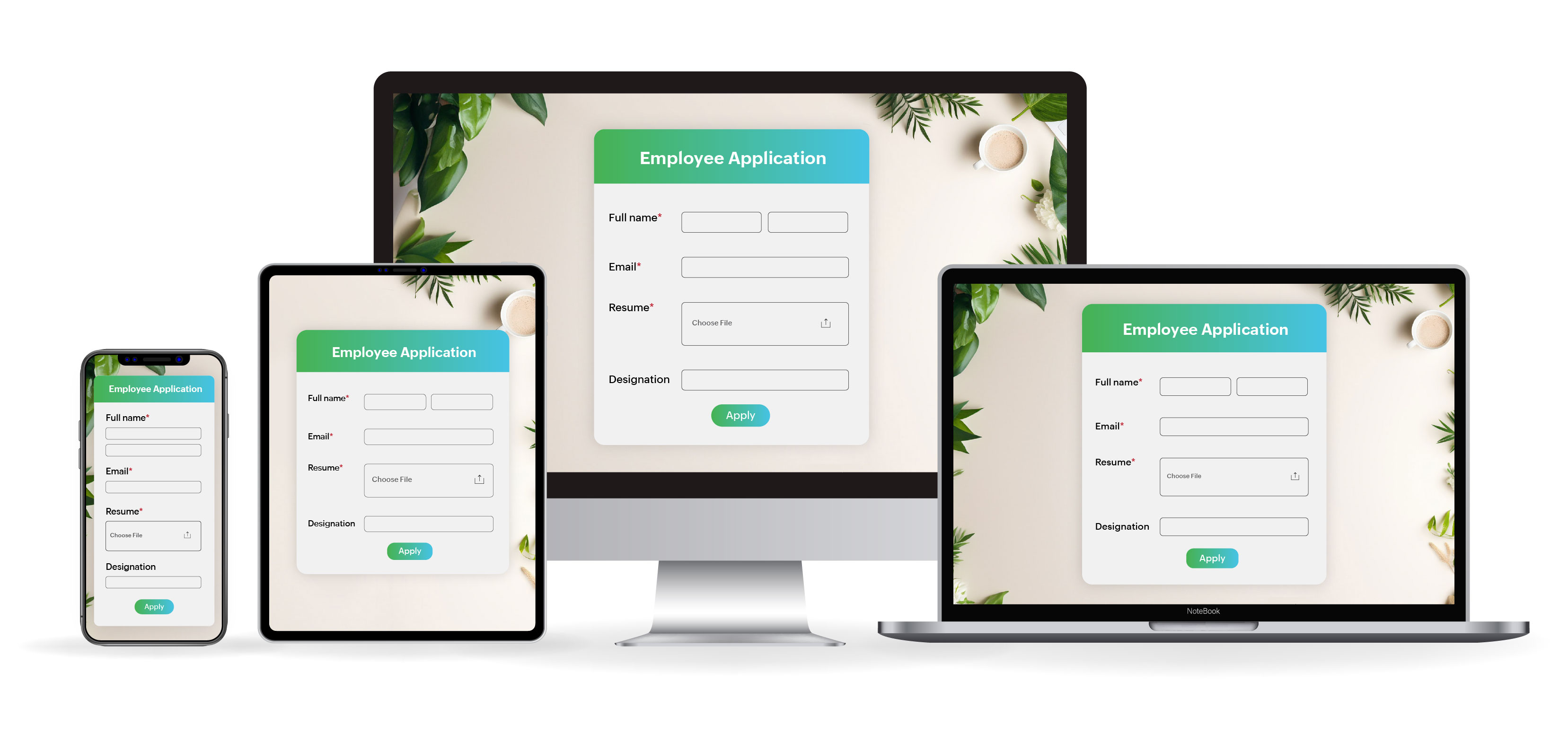 Mobile-optimized forms
