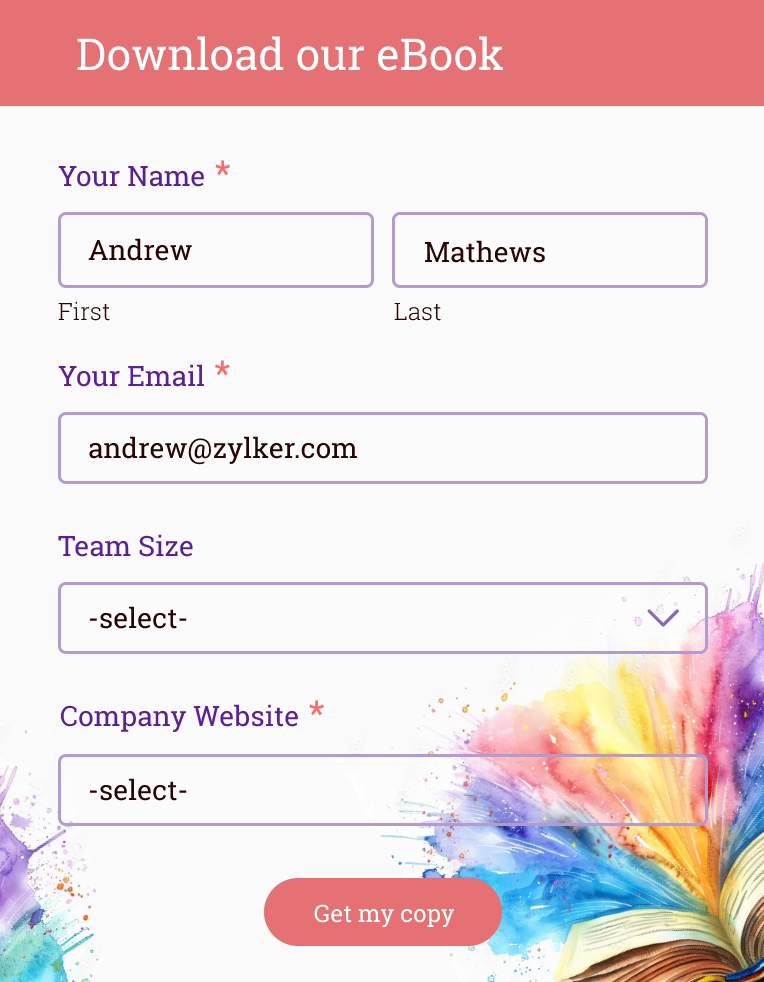 No-code, drag-and-drop builder