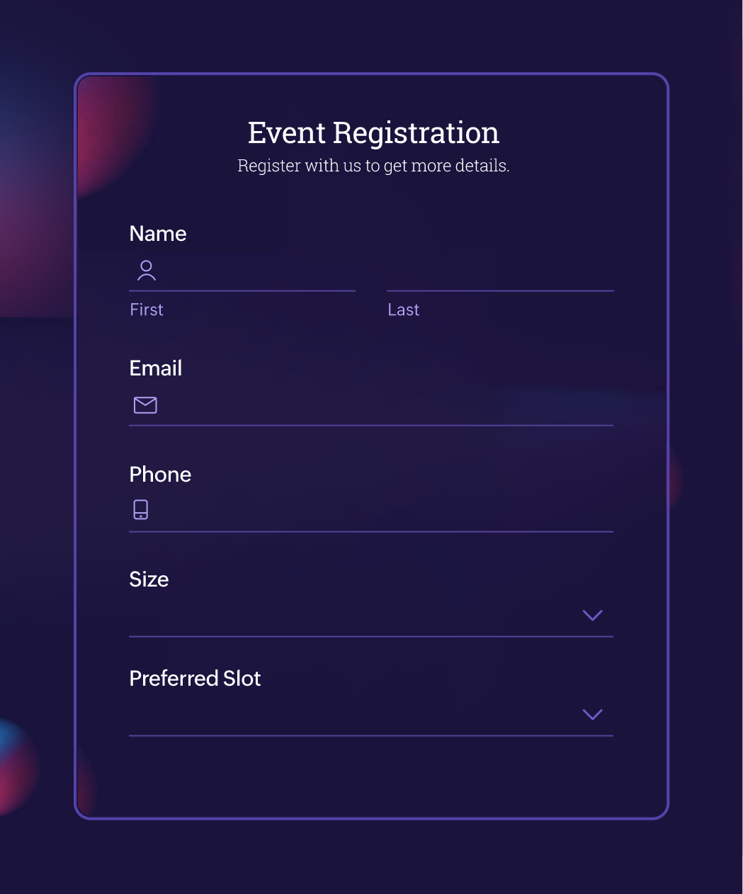 Design forms,like a Pro