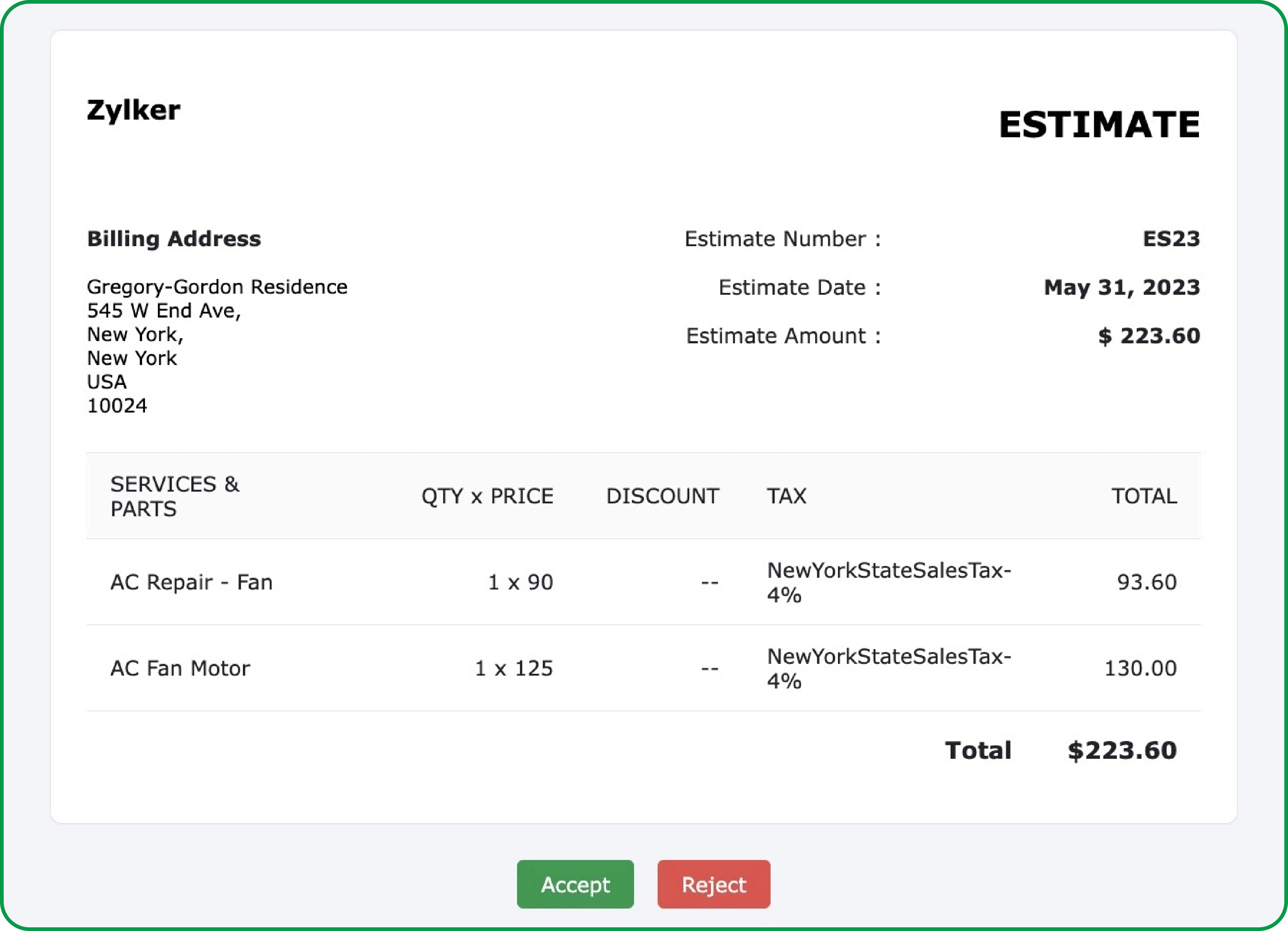 Provide cost estimates