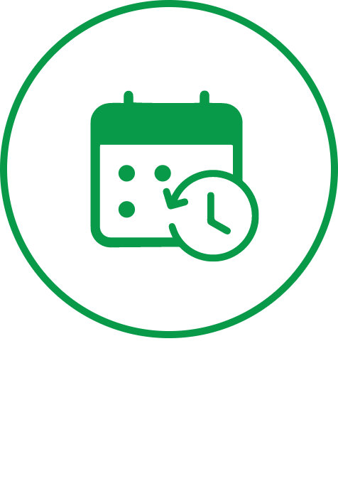 See the history of jobs completed