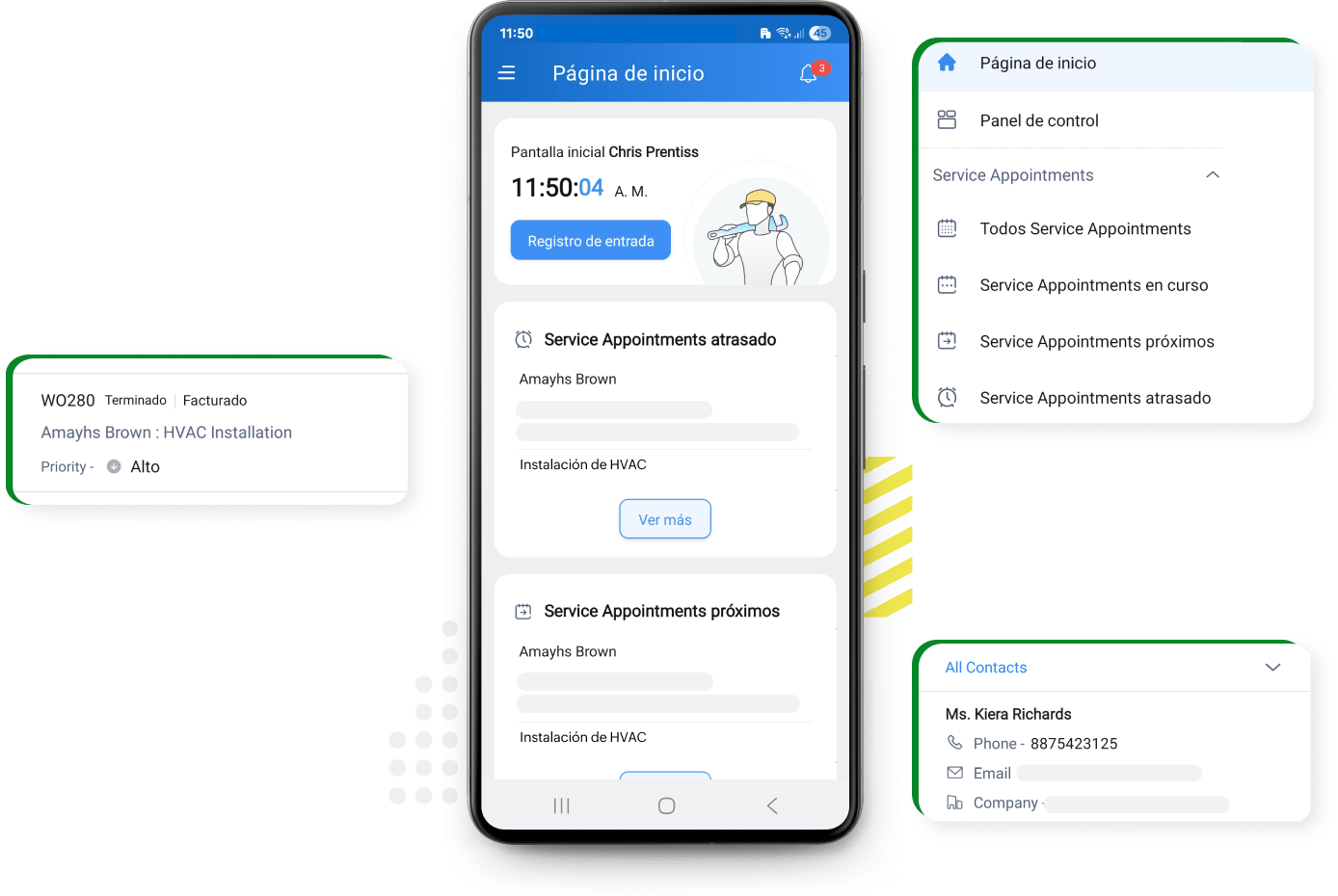Aumenta la productividad de tu equipo de campo con la aplicación móvil Zoho FSM