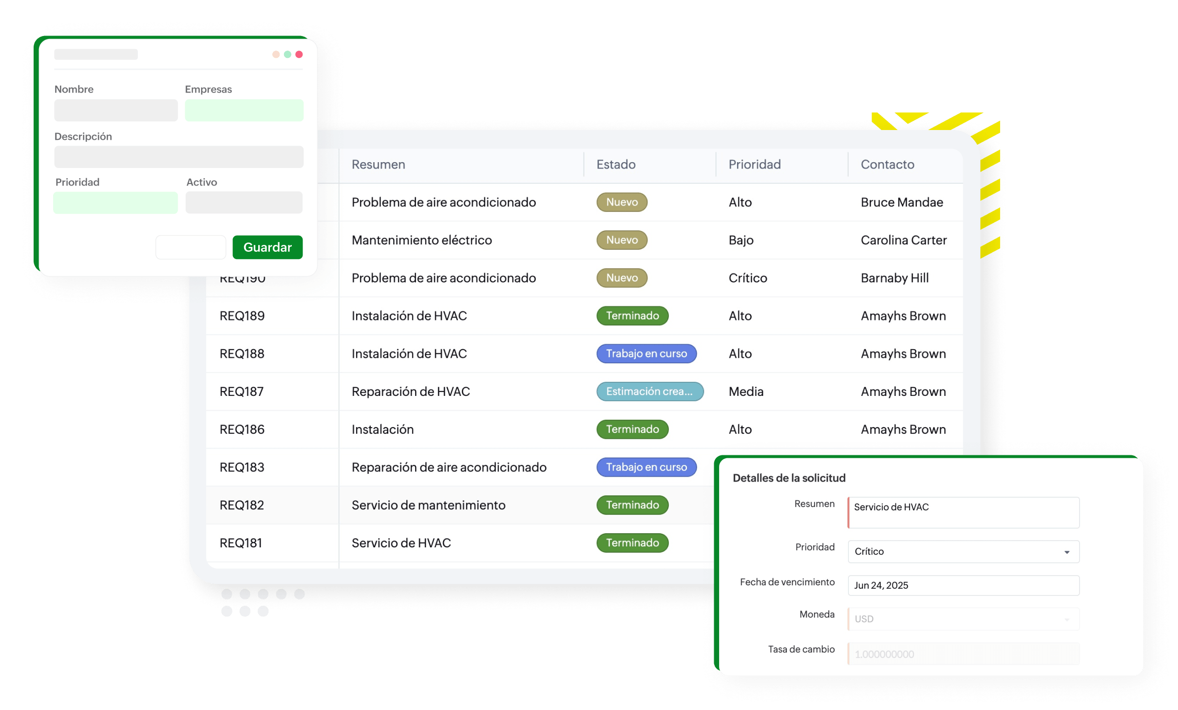Procesa con facilidad tus solicitudes de servicio