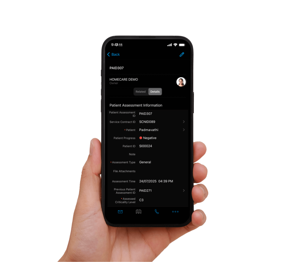 Assess patient criticality
