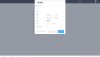 予定を登録する画面がポップアップ