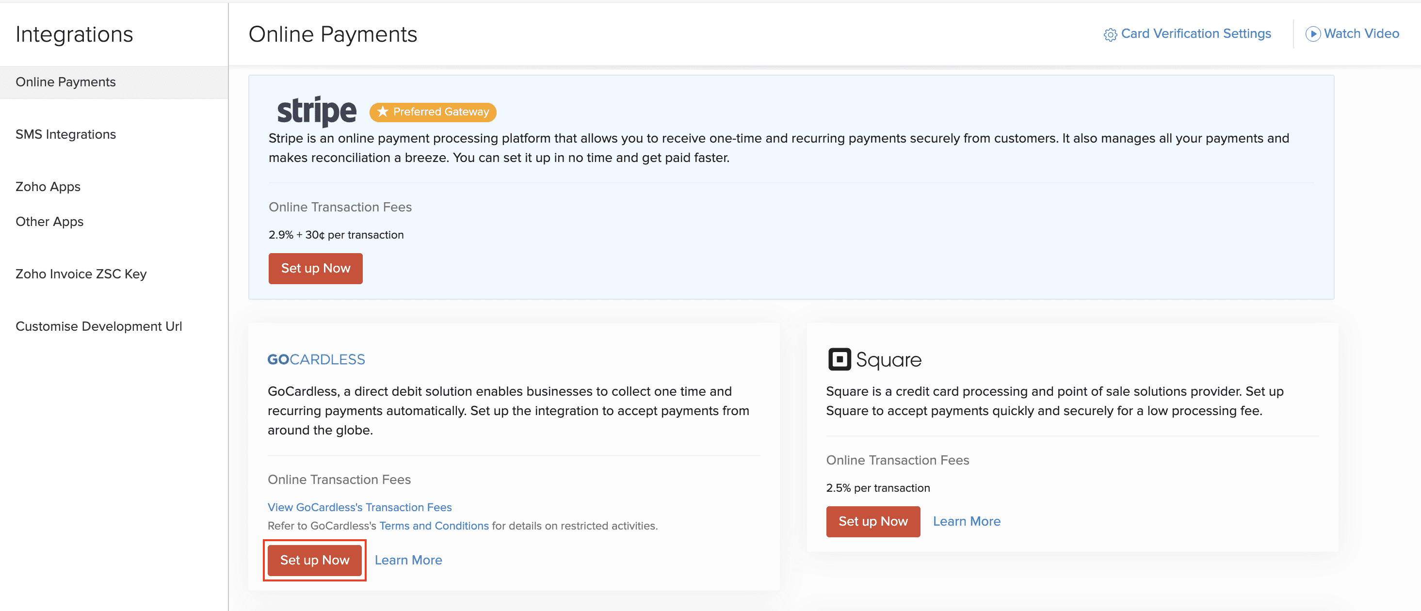 Connect to GoCardless