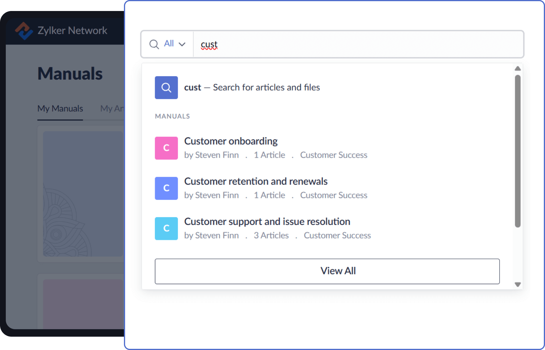 Robust search function