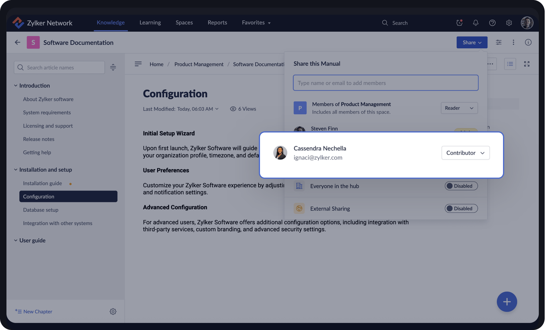 Assign different user roles quickly
