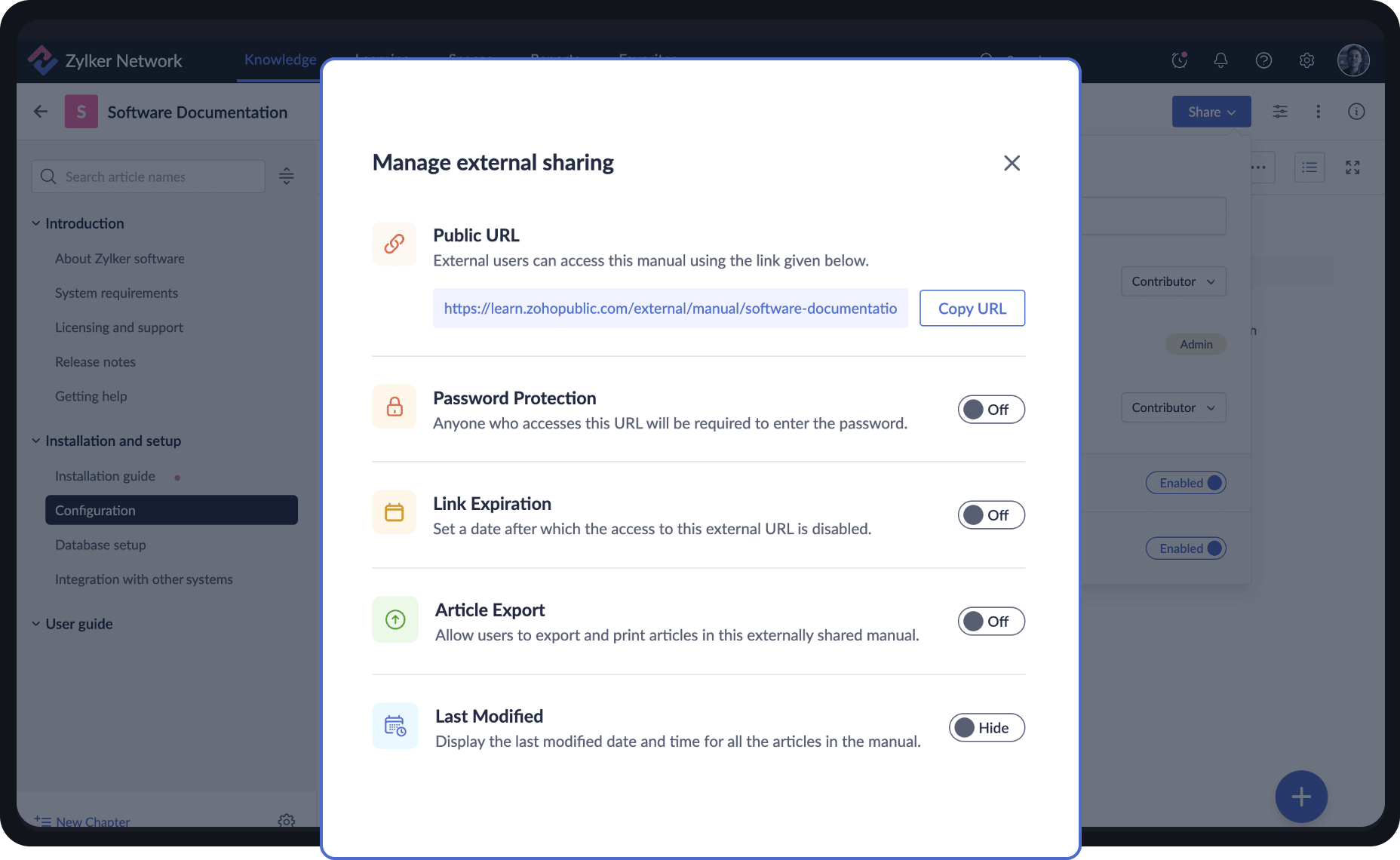 Manage external sharing promptly