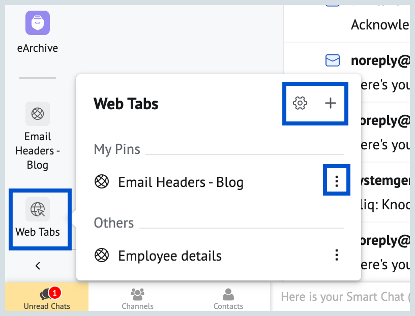Access Web Tabs Access Web Tabs