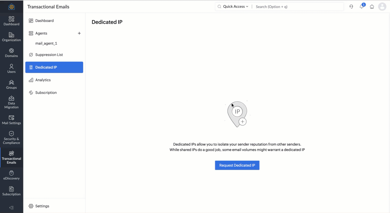 Dedicated IP Dedicated IP