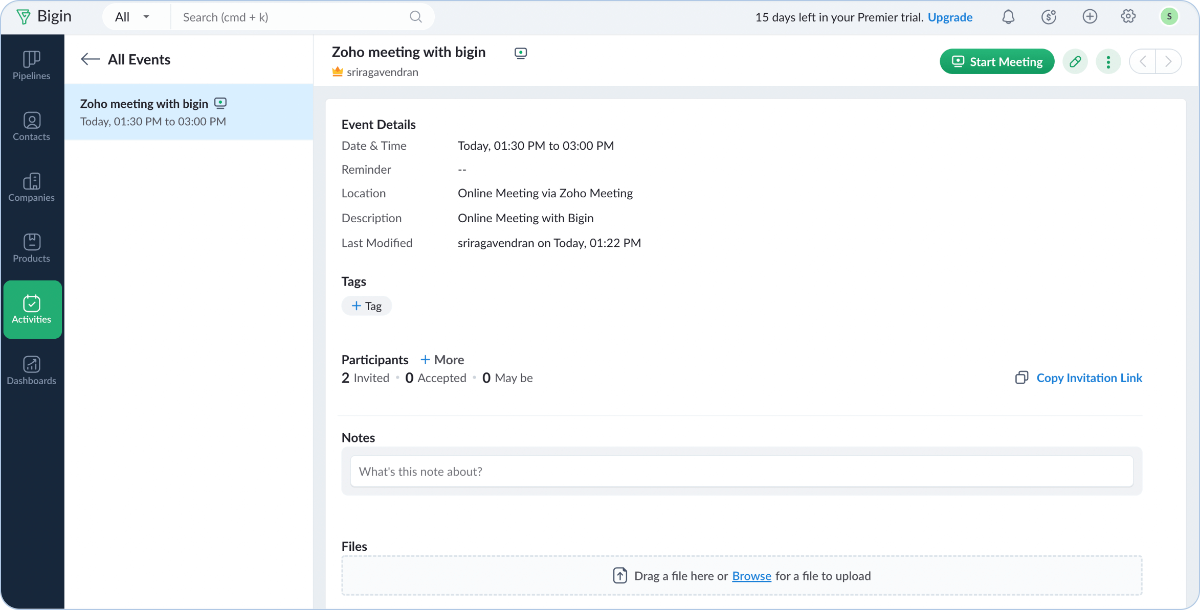 Zoho Meeting
