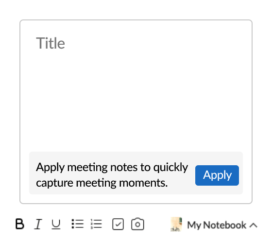 Take quick in-session notes