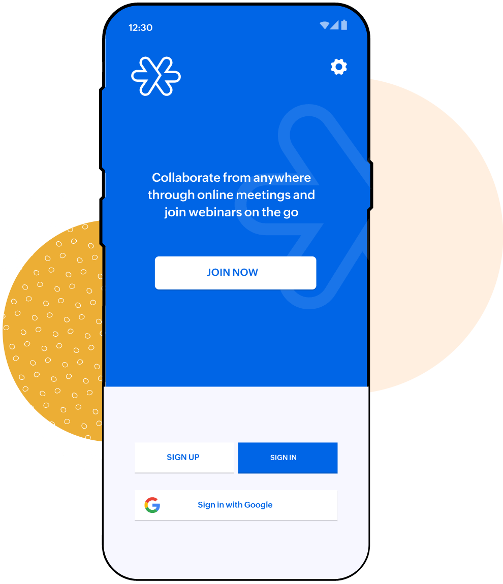 Join webinars from your mobile
