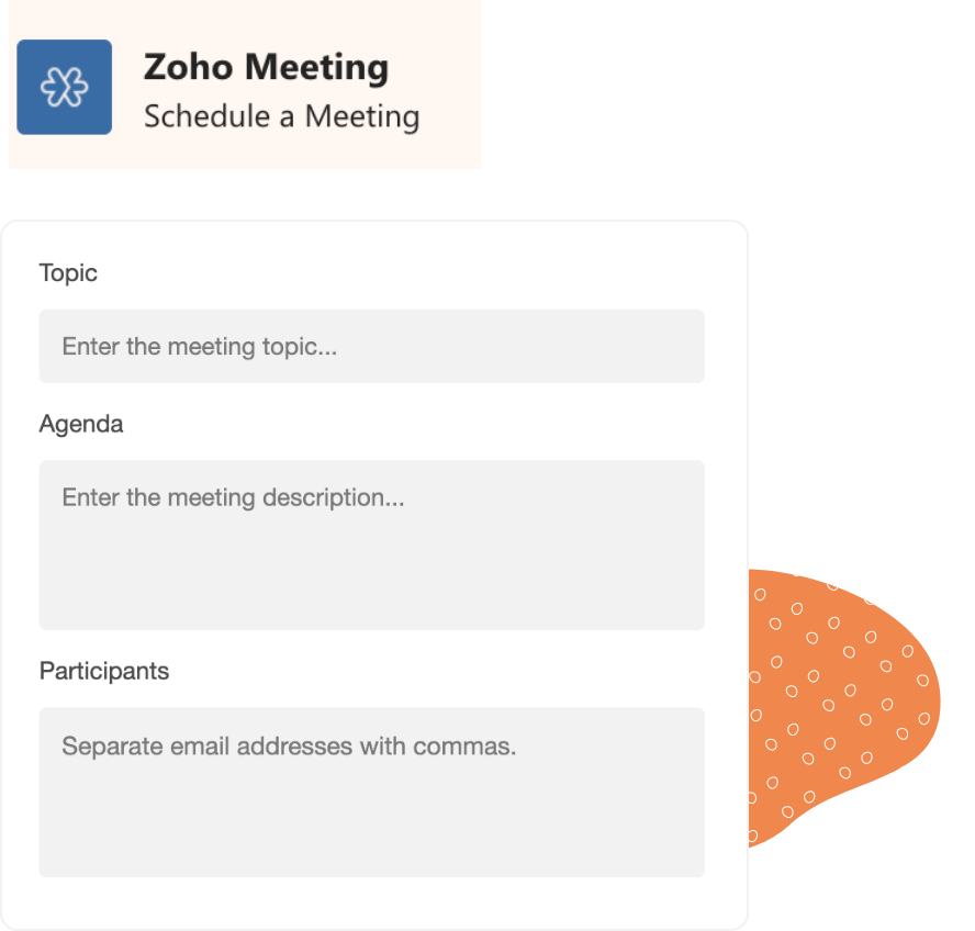 Schedule your meetings