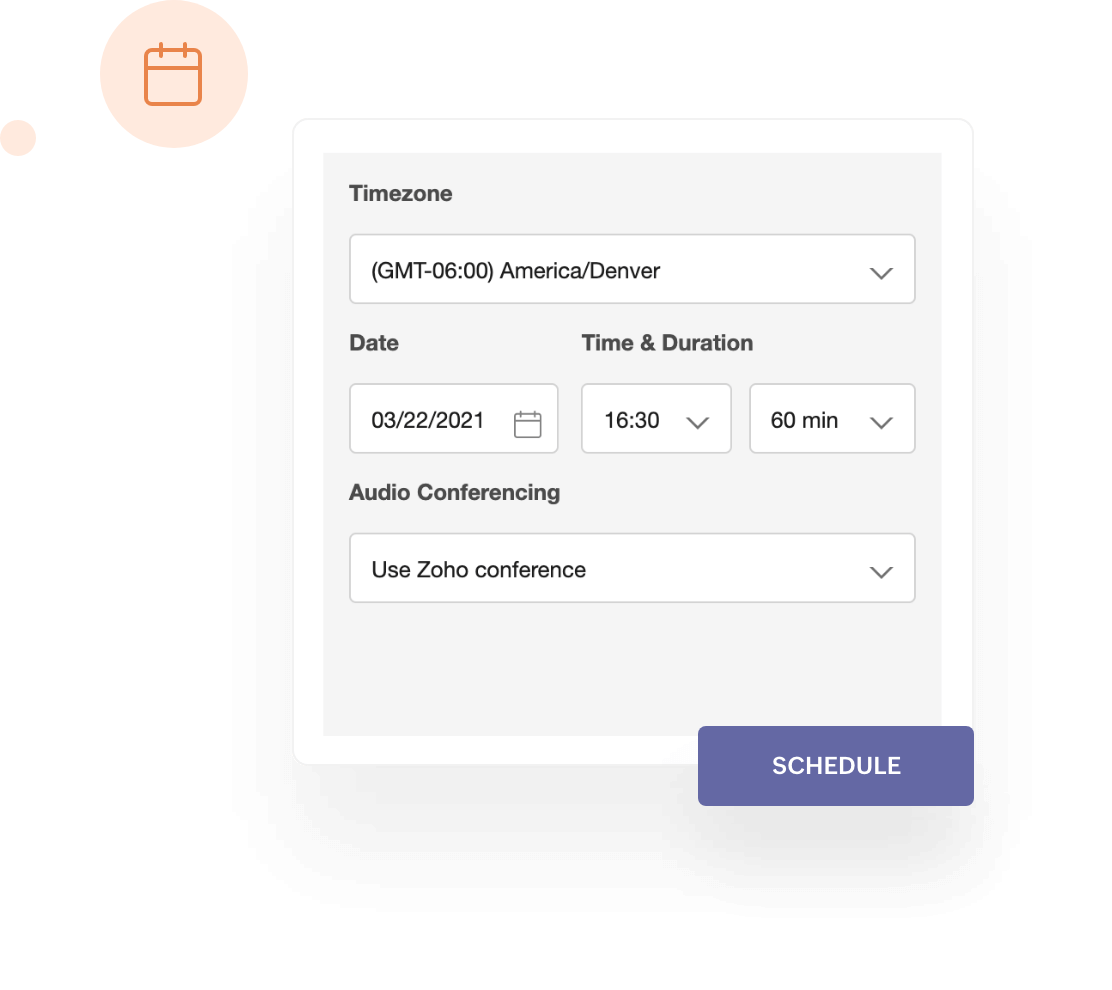 Schedule your meetings
