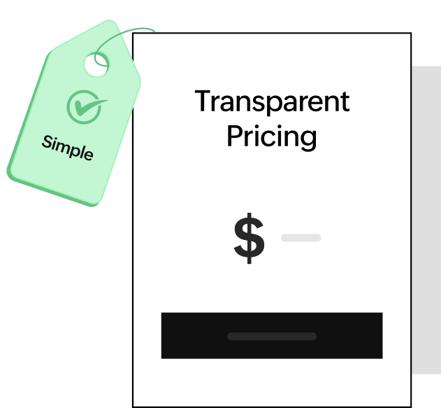 Simple, predictable pricing